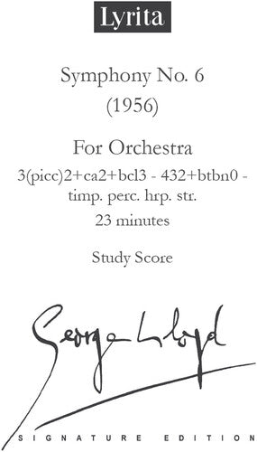 Symphony No. 6 - Study Score