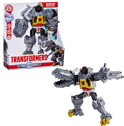 Transformers - Cyberworld - Grimlock Chomp & Battle Action Figure