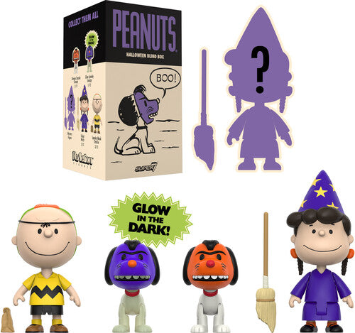 Super7 - Peanuts - Reaction Blind Box Wv7 - Halloween 12pc Flat