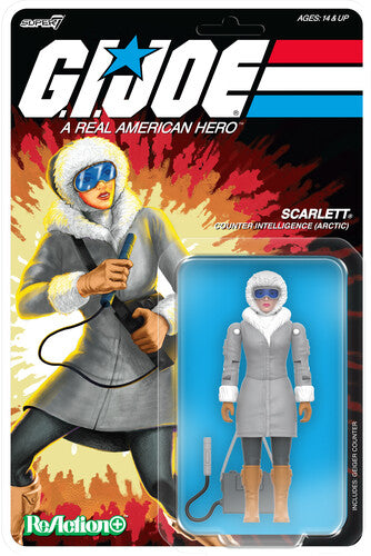 Super7 - G.I. Joe - ReAction+ Wv6 - Arctic Scarlett