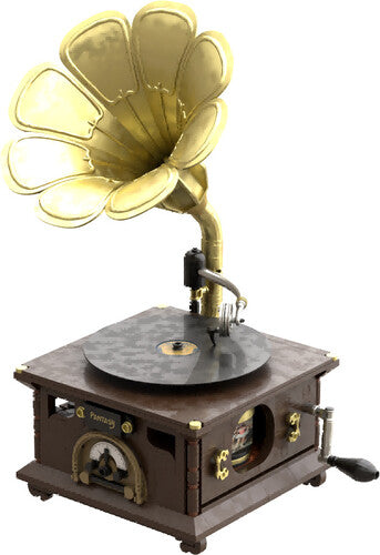 Retro Gramophone Building Blocks Set