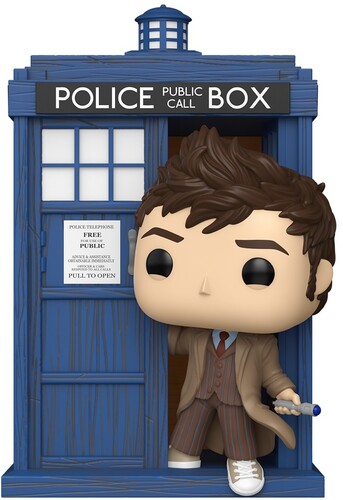 Funko POP! Rides Deluxe: Doctor Who - Tardis with Tenth Doctor