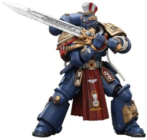 Warhammer 40K: Space Marine - Ultramarines: Relic Primus Armour with Plasma Pistol & Combat Blade 1/18 Action Figure