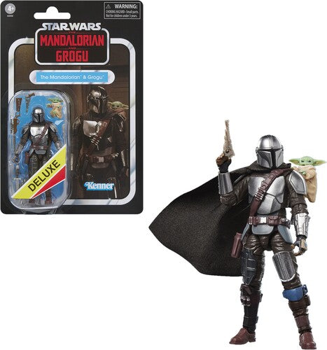 Star Wars: The Mandalorian & Grogu - Vintage Collection - The Mandalorian & Grogu Deluxe Action Figure