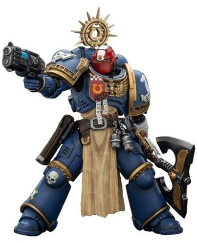 Warhammer 40K - Secret Level - Ultramarines: Metaurus with Power Axe Stormshield & Plasma Pistol 1/18 Action Figure