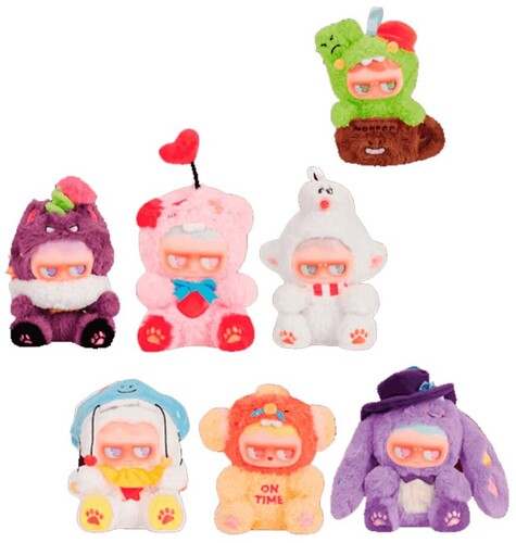 TOY CITY - MONBOO - Monster Paradise Series Plush Blind Box 6pc display