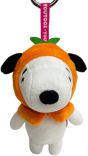 Youtooz - Peanuts - 5" Plush Keychain - Orange Snoopy