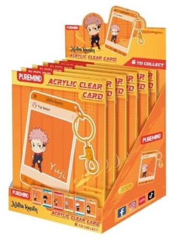 Jujutsu Kaisen - Acrylic Clear Card Keychain 6pc Blind Box PDQ