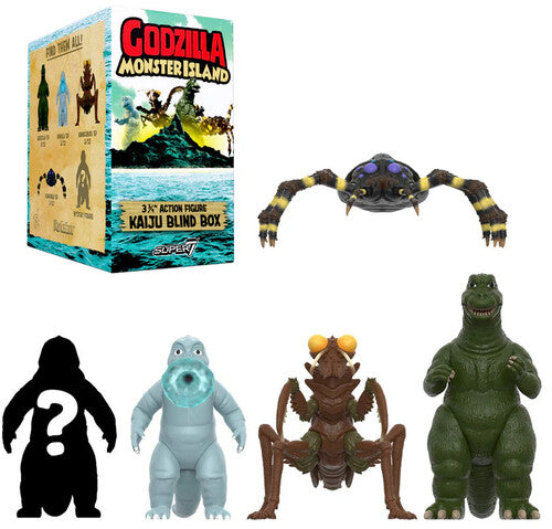 Super7 - Toho - Reaction Blind Box Wv13 - Showa Monster Island 12pc PDQ