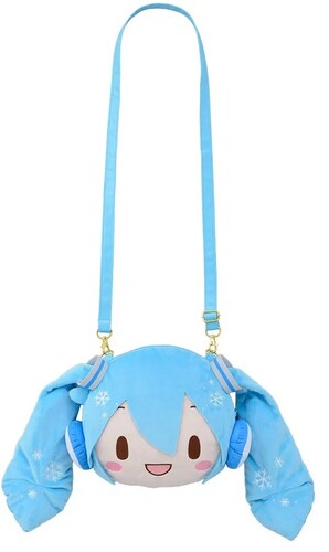 Sega - Hatsune Miku - Fewa Petit Plush - Snow Miku Shoulder Bag