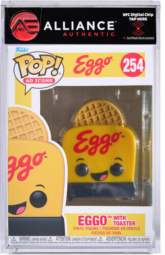 Funko POP! AD Icon: Kellogg's - Eggo with Toaster - Alliance Authentic Encapsulated