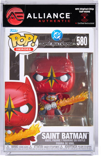 Funko POP! Heroes: DC Dark Multiverse - Saint Batman - Alliance Authentic Encapsulated