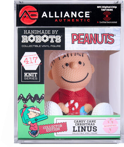Peanuts - Linus Candy Cane Scented Christmas Limited Edition Vinyl Figure - Alliance Authentic Encapsulated