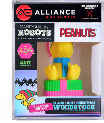Peanuts - Woodstock Blacklight Christmas Limited Edition Vinyl Figure - Alliance Authentic Encapsulated