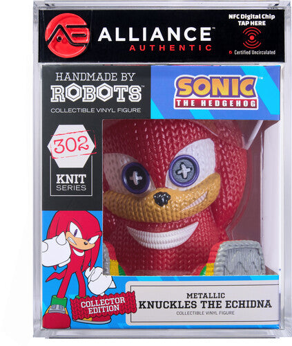 Sonic the Hedgehog - Knuckles Metallic Limited Edition Vinyl Figure - Alliance Authentic Encapsulated
