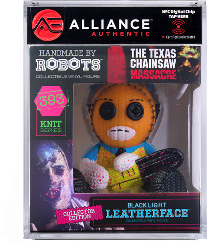The Texas Chainsaw Massacre - Leatherface Blacklight Limited Edition Vinyl Figure - Alliance Authentic Encapsulated