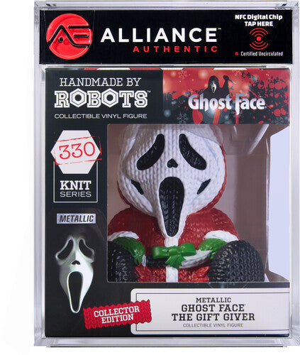 Ghost Face: The Gift Giver Metallic Limited Edition Vinyl Figure - Alliance Authentic Encapsulated