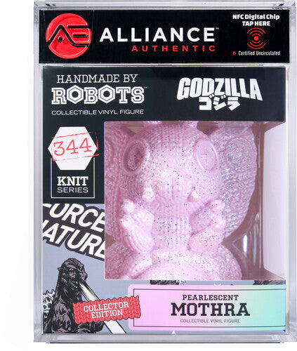 Godzilla - Mothra Pearlescent Glitter Limited Edition Vinyl Figure - Alliance Authentic Encapsulated