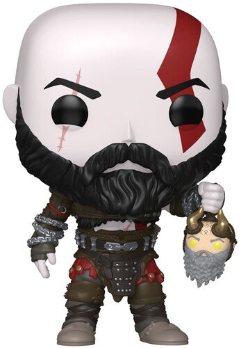 Funko POP! Games: God of War Ragnarok S4 - Kratos with Mimir's Head