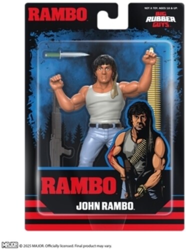 Big Rubber Guys Rambo 8 Figure