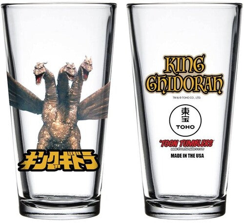 Toon Tumblers Godzilla - King Ghidorah Pint Glass
