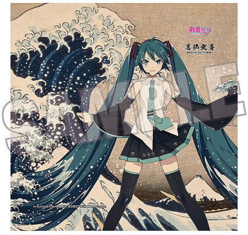 Hatsune Miku x Katsushika Hokusai iXima - Hand Towel - The Great Wave off Kanagawa