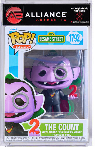 Funko POP! Television: Sesame Street - The Count - Alliance Authentic Encapsulated