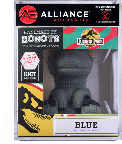 Jurassic Park - Blue Vinyl Figure - Alliance Authentic Encapsulated