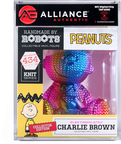 Peanuts - Charlie Brown Electroplated Limited Edition Vinyl Figure - Alliance Authentic Encapsulated