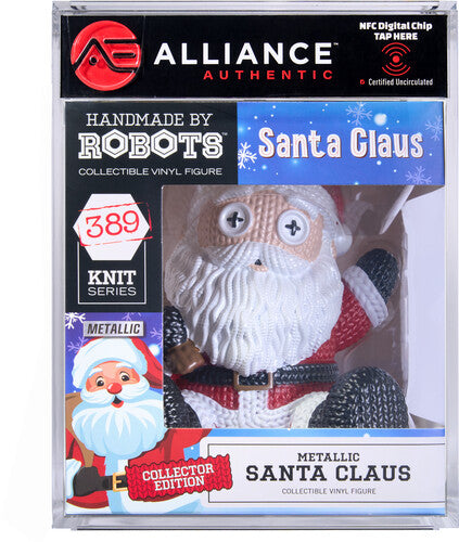 Santa Metallic Limited Edition Vinyl Figure - Alliance Authentic Encapsulated
