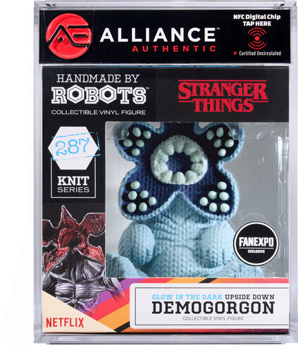 Stranger Things - Demogorgon Upside Down Version + Glow in the Dark Limited Edition Vinyl Figure - Alliance Authentic Encapsulated