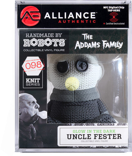 The Addams Family - Uncle Fester Glow in the Dark Limited Edition Vinyl Figure - Alliance Authentic Encapsulated