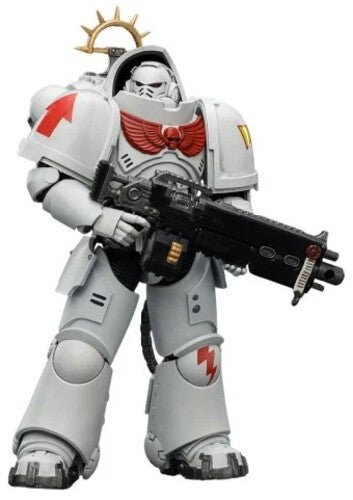 Warhammer 40K: Space Marine - White Scars: Heavy Intercessor with Heavy Bolt Rifle & Bolt Pistol Game Edition 1/18 Action Figure