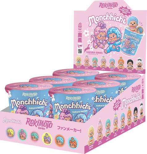 Rokimoto x Monchhichi Sakura Series 1, 6-Piece Blind PDQ