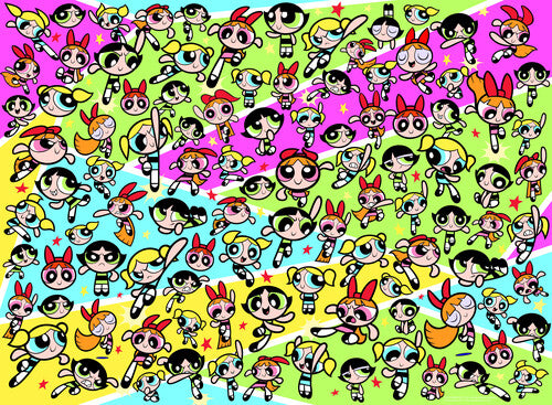 The Powerpuff Girls Challenge 500-Piece Puzzle