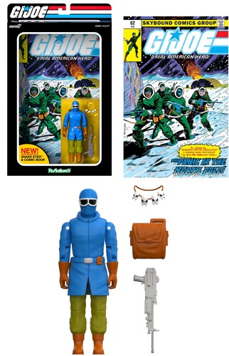 G.I. Joe - ReAction+ Figures - Snake Eyes (Skybound Comic Box Set, Issue #2)