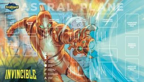 OverPower CCG: Skybound Premium Format Learn-to-Play Playmat ROBOT - Invincible