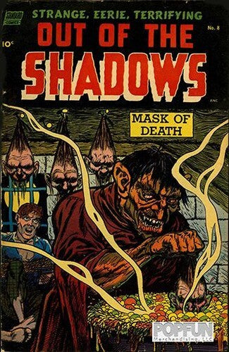 Pre-Code Horror Comic Book Cover - Out of the Shadows (17x12) Metal Sign