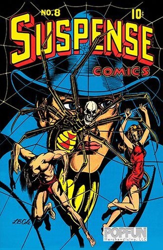 Pre-Code Horror Comic Book Cover - Suspense (17x12) Metal Sign