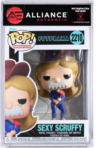 Funko POP! Animation: Futurama - Sexy Scruffy - Alliance Authentic Encapsulated