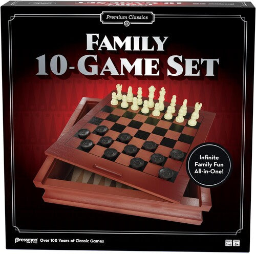 Pressman Premium Classics: Family 10 Game Set