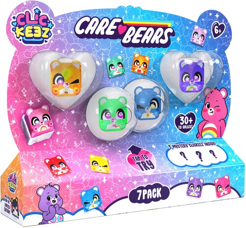 Clickeez: Care Bears - 7-Pack (5) FOC September 25, 2026