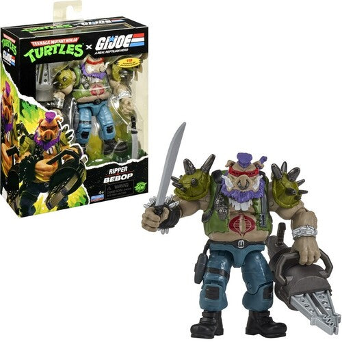 Teenage Mutant Ninja Turtles x G.I. Joe - Ripper x Bebop Action Figure (TMNT)