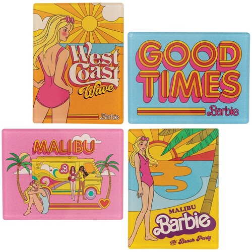 Barbie - Set of Four Magnets - Malibu Barbie