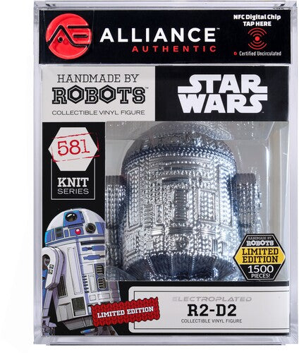 Star Wars - R2-D2 Silver Electroplated Limited Edition Vinyl Figure - Alliance Authentic Encapsulated