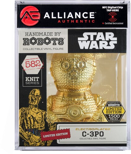 Star Wars - C-3PO Electroplated Limited Edition Vinyl Figure - Alliance Authentic Encapsulated