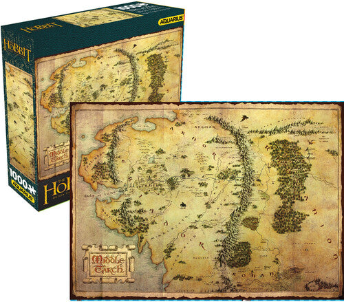 The Hobbit Map 1000 Piece Jigsaw Puzzle