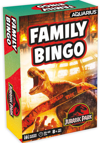 Jurassic Park Family Bingo Game
