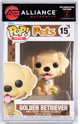 Funko POP! Pets: Pets - Golden Retriever - Alliance Authentic Encapsulated