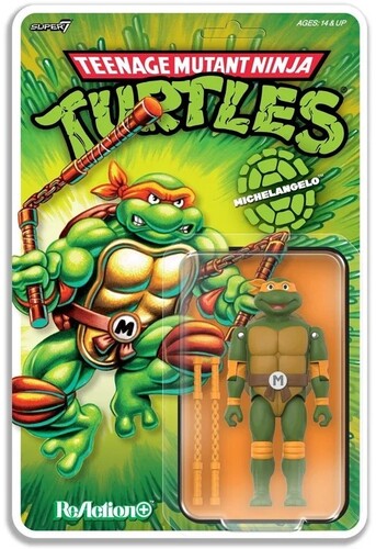 Teenage Mutant Ninja Turtles ReAction+ Wave 02 - Michelangelo FOC November 3, 2026